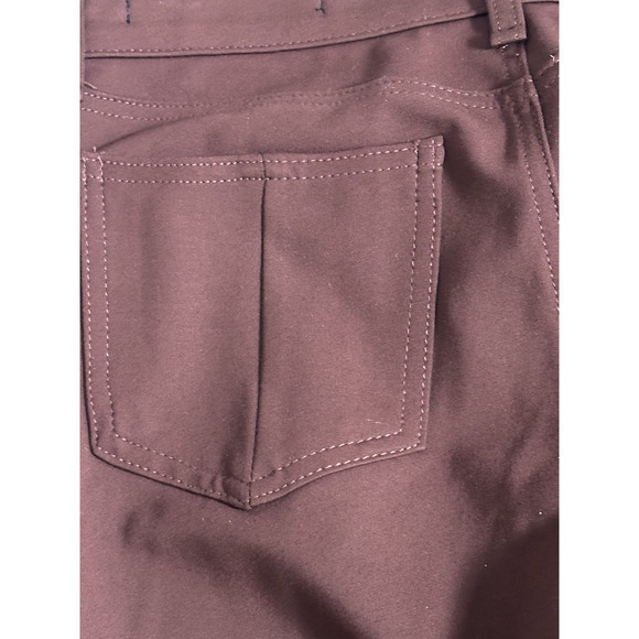 Rag & Bones Women's Jean Leggings In Burgundy Ponte Size (26)‎ Stretchy Jeans - Picture 12 of 16